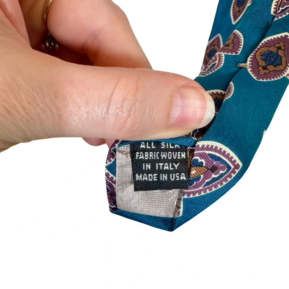 Christian Dior Monsieur 100% Silk Paisley Tie